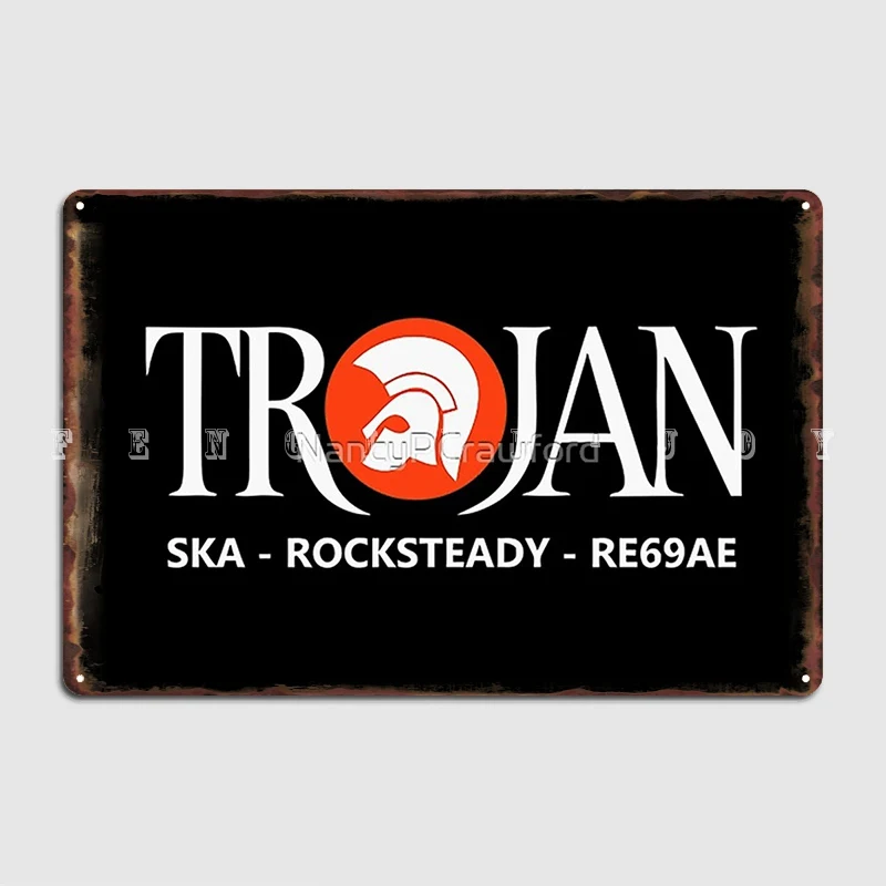 Ska Rocksteady Re69ae Metallist Märk Klubi Kodu Luua Wall Decor Tina Märk Plakat Pilt 0