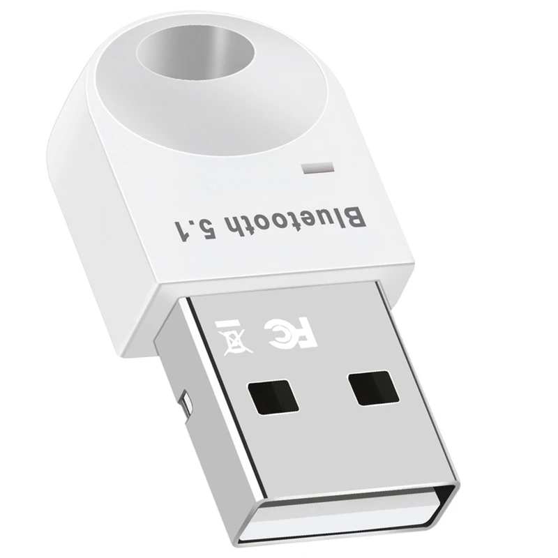 USB-Bluetooth Adapter, 5.1 Bluetooth Vastuvõtja USB Bluetooth5.1 Dongle Saatja Aptx Mini Adapter ARVUTI Sülearvuti Kõlar Pilt 4
