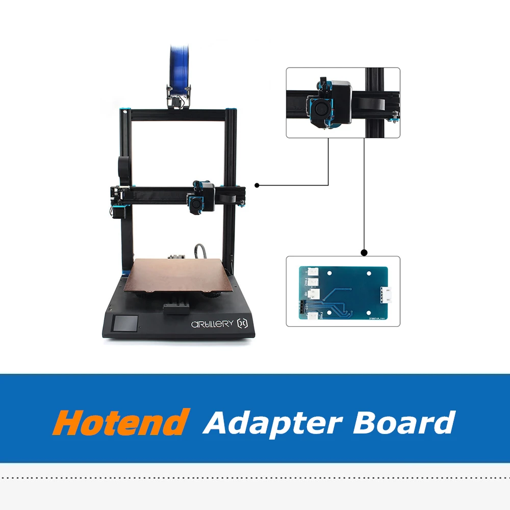 3D-Printer Tarvikud Kuum Lõpus PCB Adapter Juhatus Kooskõlas FCC Cable Kit for Suurtükiväe Sidewinder X1 3D Printeri Osad Pilt 5