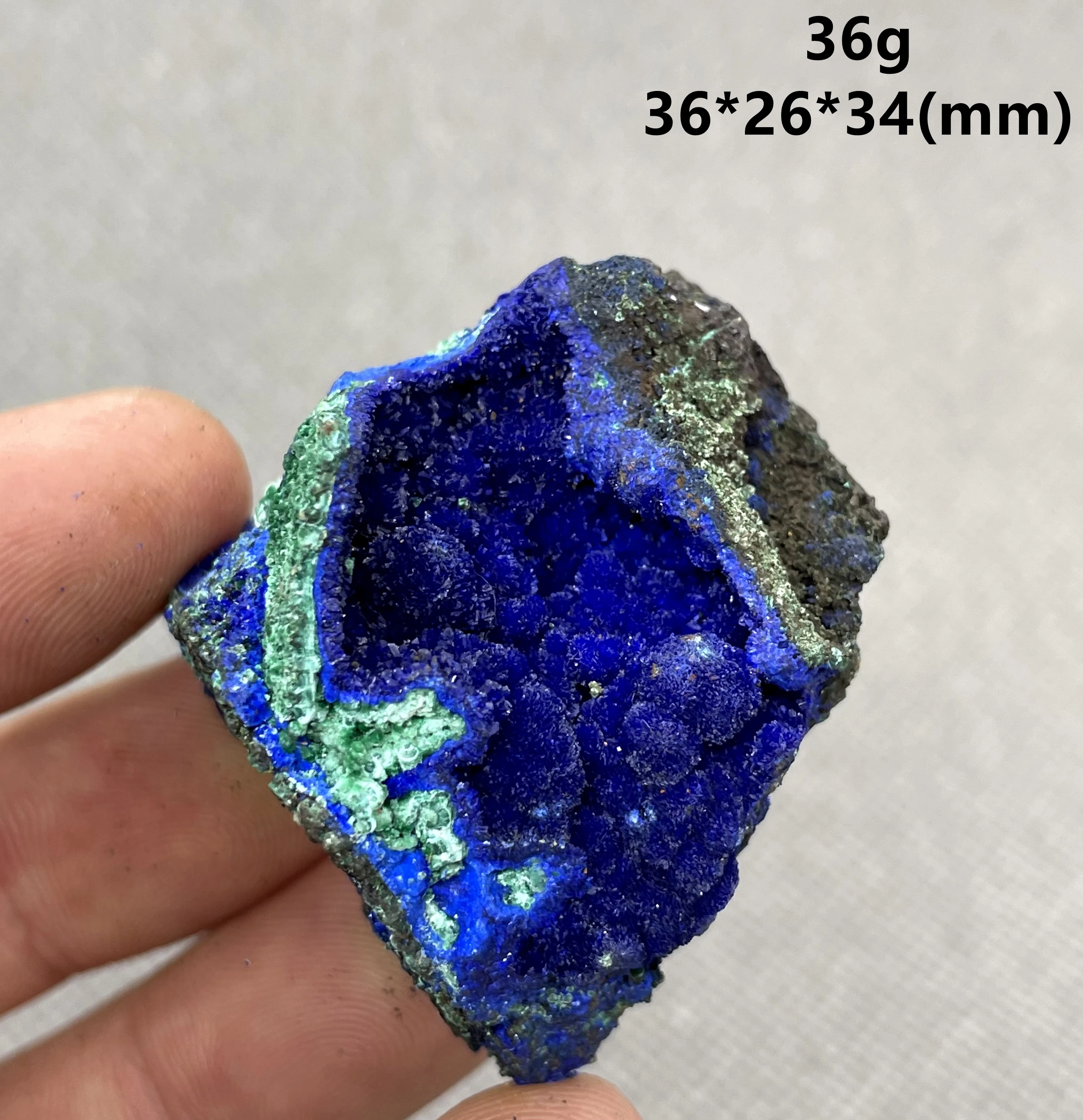 UUS! 100% Looduslik ilus läikiv azurite mineraal-näidis kristall Kivid ja kristallid crystal Healing Pilt 0