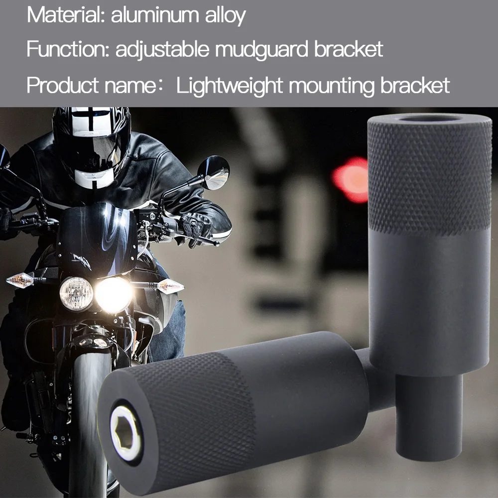 Alumiinium mootorrataste bracket LED-moto esitulede udutuli laiendamine alusraamiga sport bike taillight masti montaaž Pilt 1