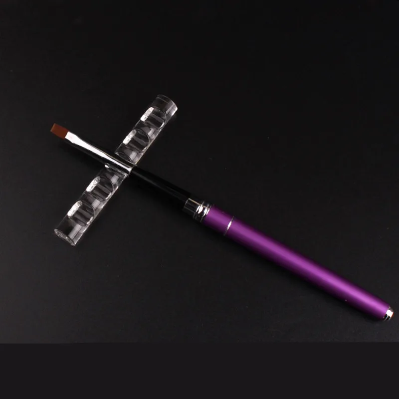 Küünte Harja Rack 5 Võrgud Plastikust Maniküür Akrüül UV-Geeli Pintsel Maali Pen Displayer Crystal Küünte Salon Omanik Korraldajad Seista Pilt 2