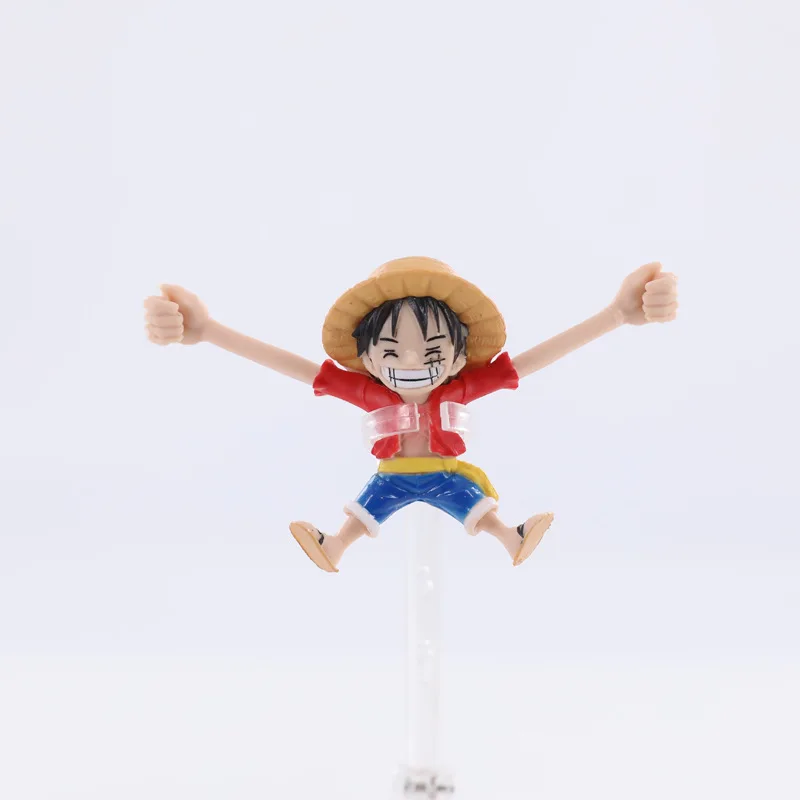 One Piece Anime, Joonis Luffy Mask Omanik Bänd Extender Protector Kõrva Konks PVC Kuju Laekuva Mudel Lapsed Täiskasvanud Nukk Mänguasjad Pilt 3