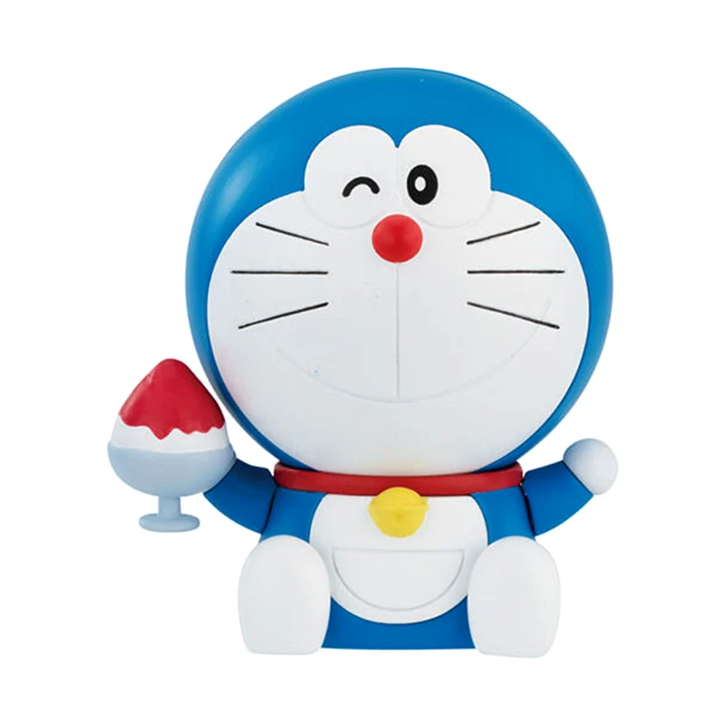 Bandai Tõeline Gashapon Doraemon Capchara Suve Kollektsiooni Nukud Kawaii Armas Anime Tegevus Joonis Mänguasjad, Lapsed Poisid Tüdrukud Kingitused Pilt 3